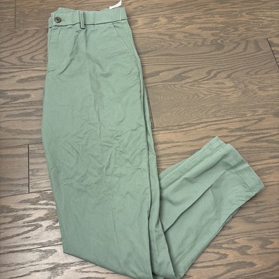 NWT Gap Mens Slim Fit GapFlex Khaki Pants Green Comfot Stretch Green 34x32 NEW