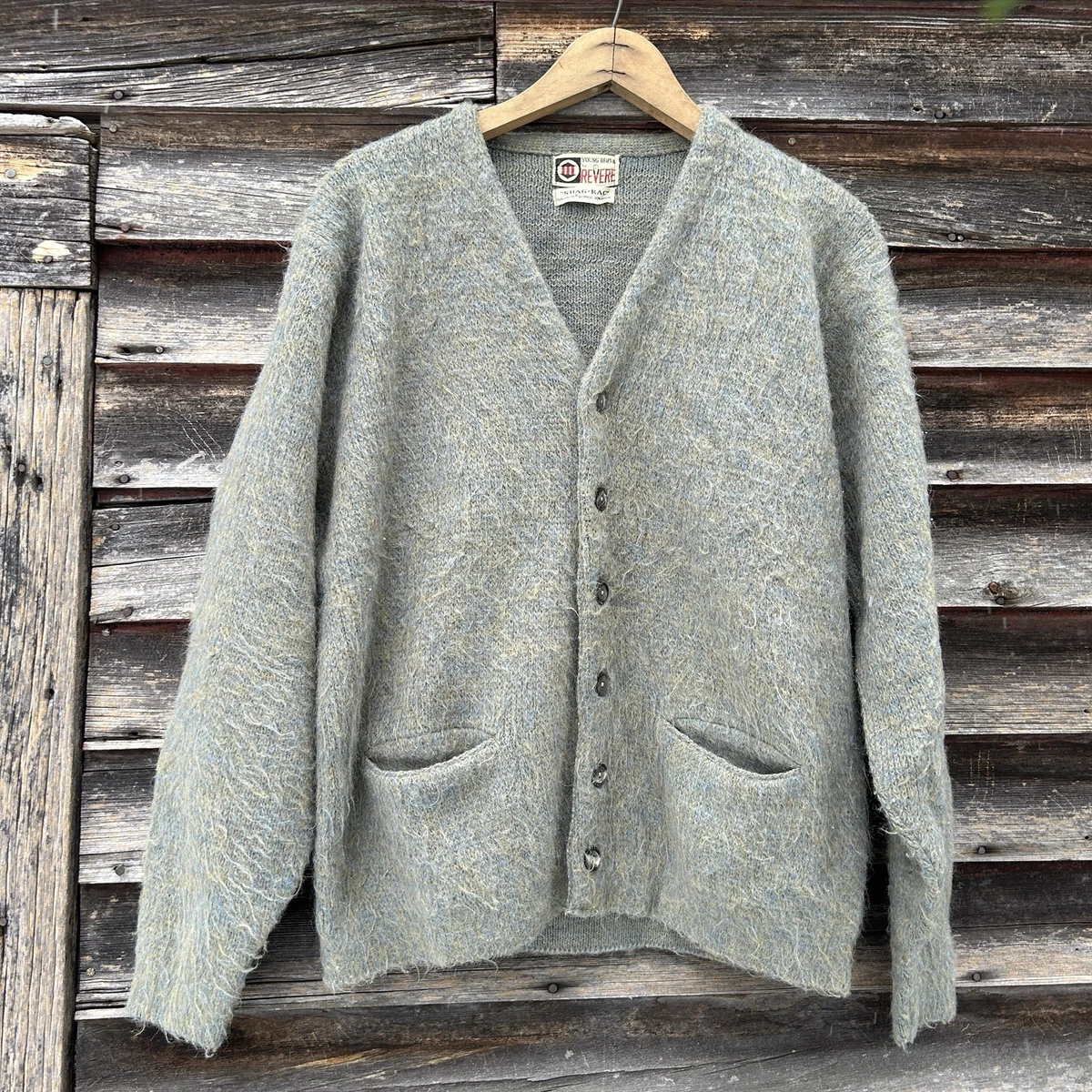 トップス 60s Wool Zip Cardigan < REVERE > Vintage 1960's SPORTSWEAR by REVERE VERELOFT Men's XL Zipper