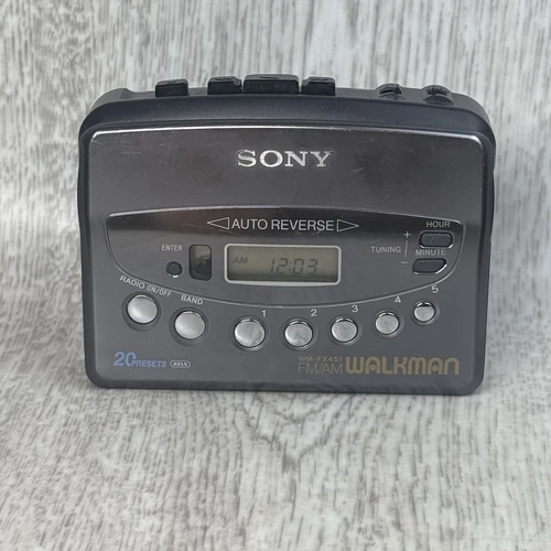 Sony Walkman WM-F2015 Radio Cassette Player NEEDS BELT Clip AM/FM Works 4 Parts