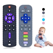 2 Pcs Telecomando Giocattolo per Neonati Giochi Neonato 3 6 9 Mesi Massaggia