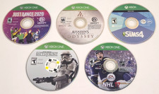 Xbox One 5 Game Lot: Just Dance 2020, Odyssey, Sims 4, Battlefront, NHL 17