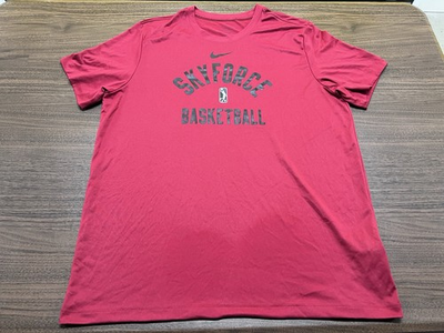 #ad Sioux Falls Skyforce NBA G League Red T Shirt Nike Dri Fit XL $19.99