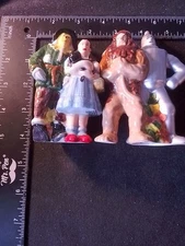 Wizard of Oz Salt Pepper Shakers, Magnetic, Dorothy Toto Scarecrow Tin Man Lion