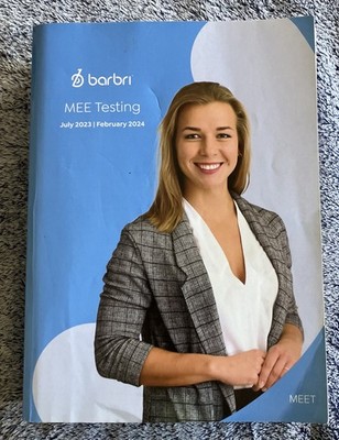 Barbri MEE Testing July 2023 February 2024 