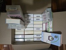 Large lot of 35 Cricut Cartridges Multi use Cartridge Connectors. Open boxes.