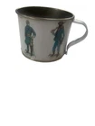Vintage Civil War Tin Cup | Soldiers of the Union & Confederacy History Mug