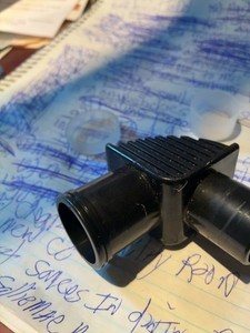 Vintage 0.965" Telescope 90° Star Diagonal Eyepiece Adapter No Markings