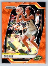 2024 Panini Prizm WNBA #112 Sue Bird Ice Orange Prizms Basketball