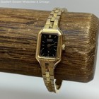 Ladies Citizen Quartz Gold Tone Black Dial Watch, 14g — photo 1