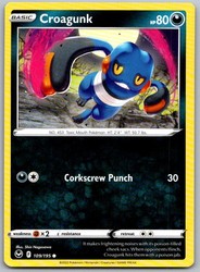 Croagunk 109/195 Silver Tempest Common