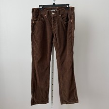 VTG True Religion x Barneys NY LOGAN Brown Corduroy Jeans  32x33  Made in USA