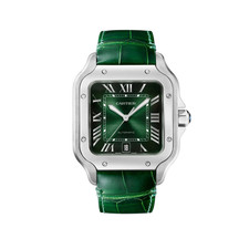 Cartier Santos De Cartier Large Green Watch Ref WSSA0062