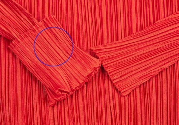 PLEATS PLEASE High neck different material switch… - image 7
