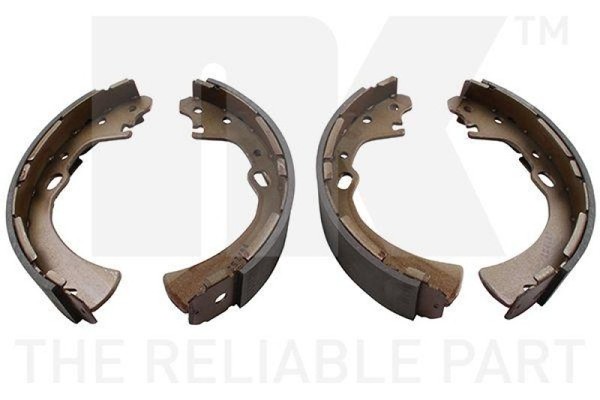 4X Bremsbacken Bremsbackensatz FüR Trommelbremse Hinten 2722510-image
