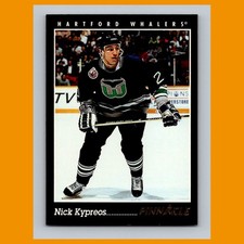 Nick Kypreos #83 1993-94 Pinnacle Hartford Whalers Hockey Card NHL