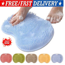 Foot Back Scrubber Exfoliating Silicone Massager Pad Cleaning Mat Bath Shower US