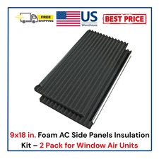 9x18 in. Foam AC Side Panels Insulation Kit – 2 Pack for Window Air Units