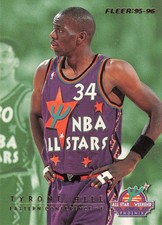 1995-96 Fleer All-Star Weekend Tyrone Hill Eastern Conference NBA Basketball