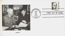 Harry S Truman-Eleanor Roosevelt #1862 FDC Apple Craft Cachet M5917