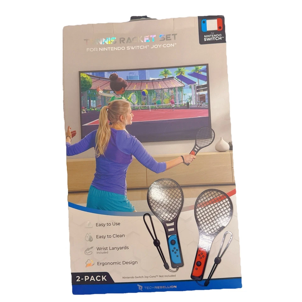 Raquetas de tenis para Nintendo Switch Joy-Con. Pack 2⚡️ENVÍO RÁPIDO Foto 2 de 4