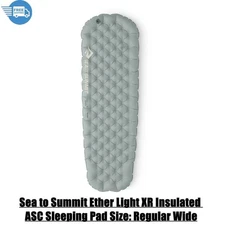 "Sea to Summit Ether Light XR Insulated ASC Sleeping Pad Size: Regular Wide "