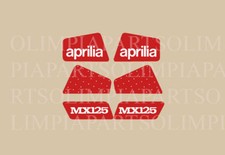 Aprilia MX 125 1985 with Crystal Stickers Stickers