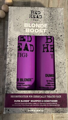 Bed Head by TIGI Dumb Blonde Shampoo and Conditioner Duo Blonde Boost 25.36 oz.