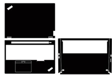 Sticker Skin Cover for Lenovo Thinkpad P16v GEN1 16" 2023 Laptop Carbon Vinyl