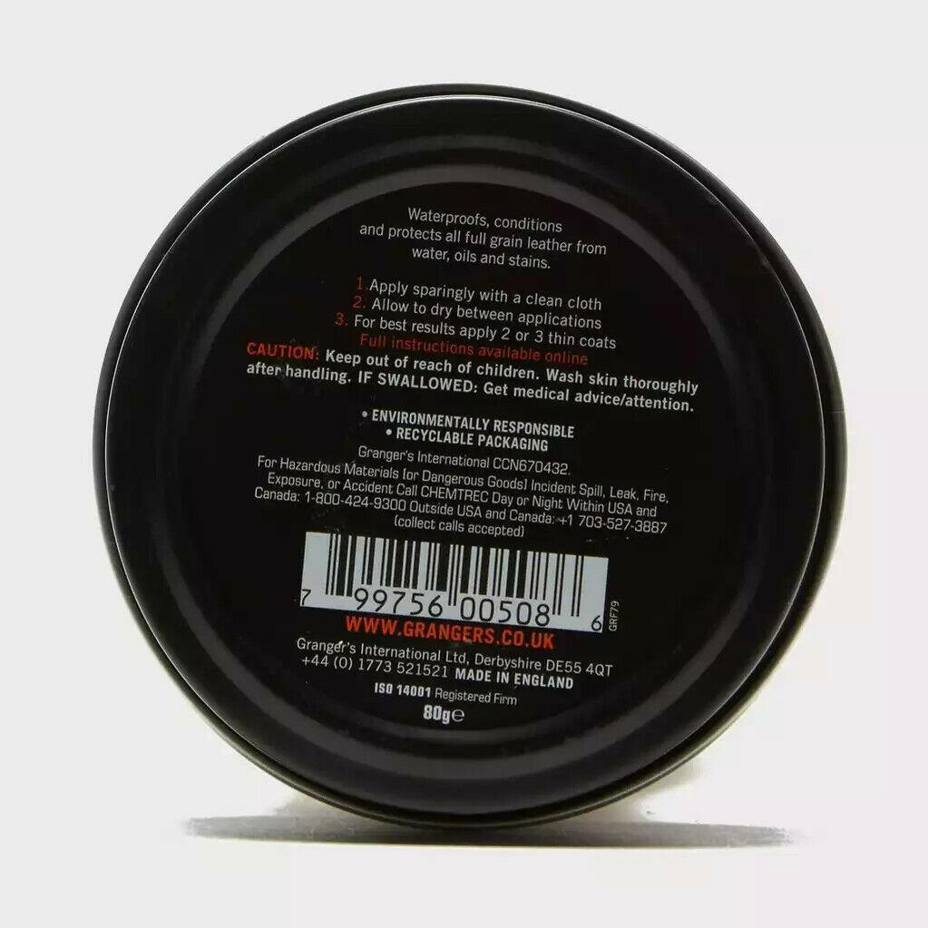 Grangers G Wax 80g - Clear Beeswax Leather Waterproofer & Shoe Polish (Dubbin Style)