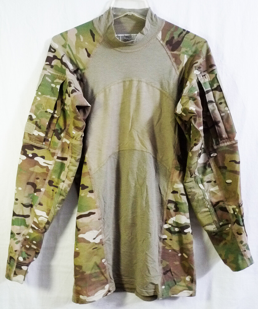 Team Soldier Certified Gear Multicam Flame Resistant Army Combat Shirt size XS