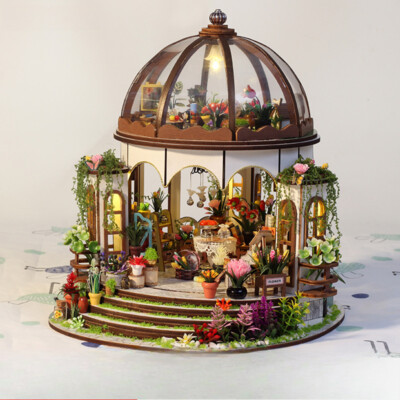 3D puzzle toys wooden diy  Wooden doll house  Birthday presents for kids