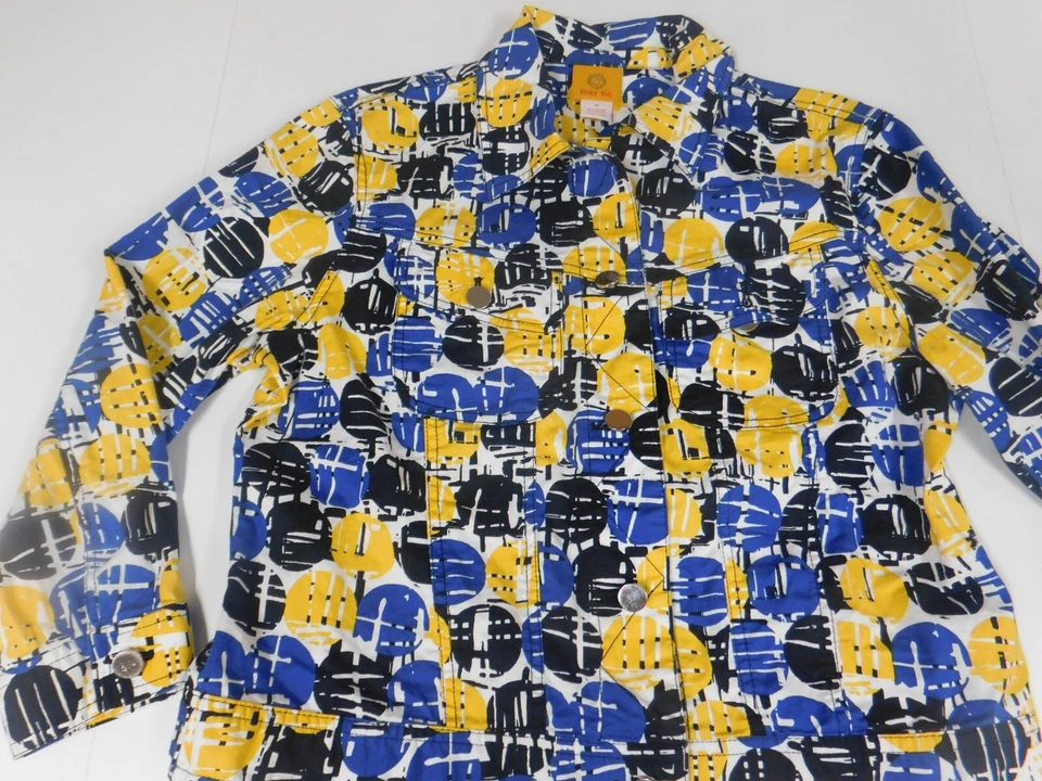 Ruby Rd Womens Jacket 10 blue Button Down Collar - Image 3 of 4