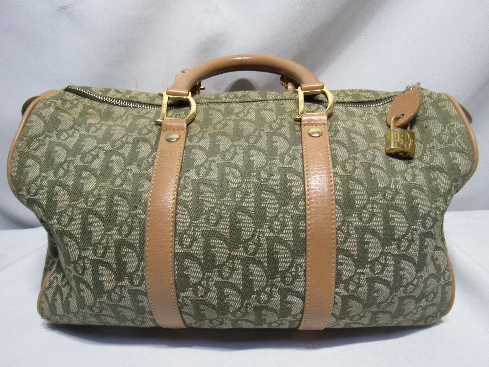 Sac à main trotteur vert Christian Dior PZ0701
