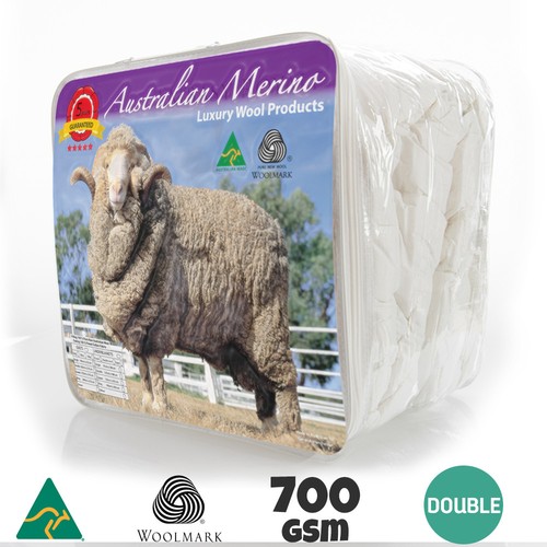 700GSM Merino Winter Wool Quilt Duvet Doona Blanket Single/Double/Queen/King - Picture 13 of 17