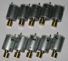 10 X 12V Nichibo Vibrator / Massager 5 Pole  28mm Diameter DC Motor Heavy Weight