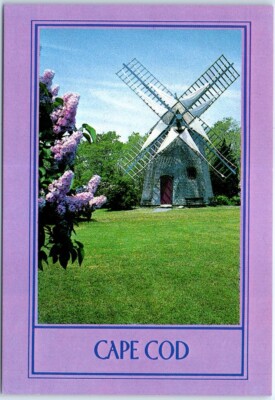 Postcard - Oldest Windmill on Cape Cod, Eastham, Massachusetts, USA