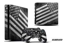 Skin Decal Wrap For PS4 Slim Playstation 4 SLIM Console + Controller Stickers SD
