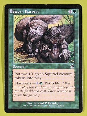acorn card mtg Amazon.com: Fantasy North - SGT. Winston Spriggsly - Commander - 100 Smooth Matte TCG Sleeves - Fits Magic Commander Pokemon and Other Card Games Sorcery and more Acorn - MTG Wiki