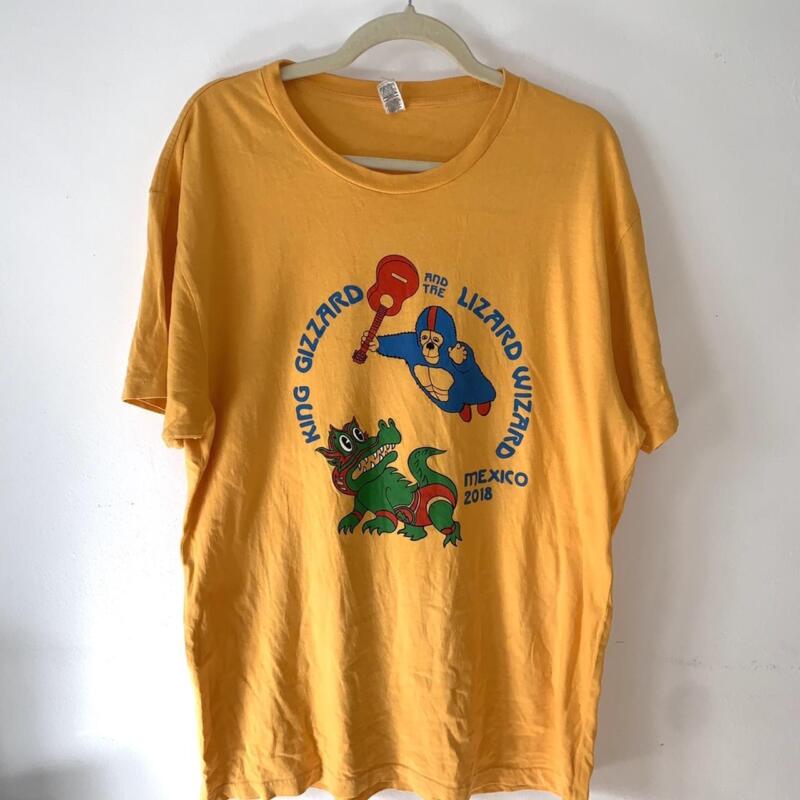 King Gizzard And The Lizard Wizard tour t shirt from 2018 Mexico tour H10097