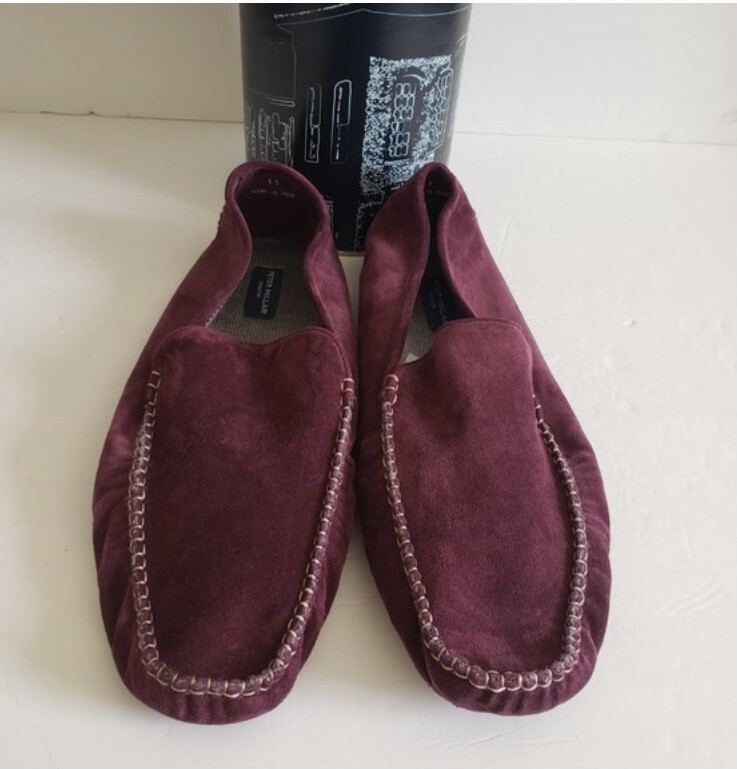 Peter Millar Men's Cashmere Lined Suede 