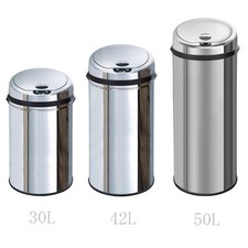 Inmotion 30L, 42L, 50L & 58L Stainless Steel Auto Sensor Kitchen Waste Bin