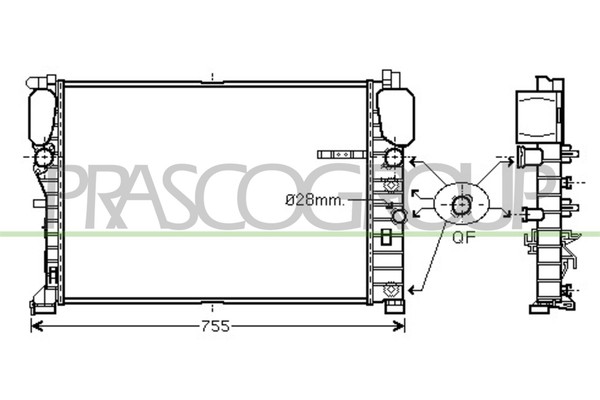 KüHler WasserküHler Passend FüR Mercedes E-Klasse T-Model S211 W211 C219 C209-image