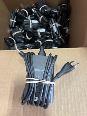 Lot Of 10 Genuine Dell Slim 65W GaN Barrel Type 7.4mm Charger AC Power Adapter