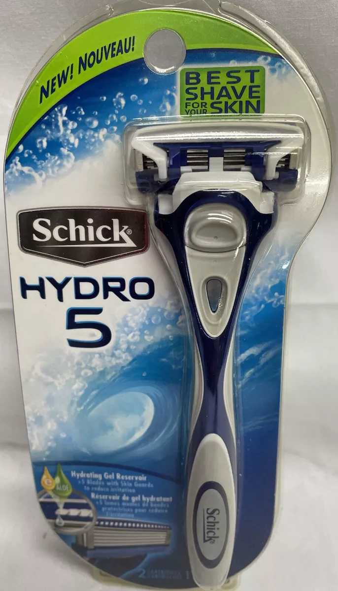 Schick Hydro 5 Men's Shaving Disposable 5-Blade Razor 2 Cartridges SEALED  841058015000 | eBay