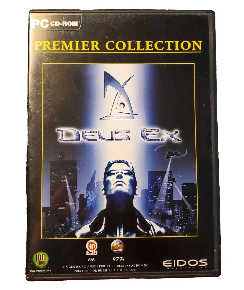 Deus Ex Sur PC - Jeu Eidos Complet (Très Bon État)