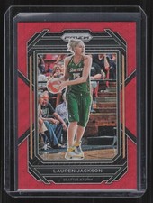 2023 Panini Prizm WNBA Lauren Jackson #64 Red Wave Prizm Seattle Storm 