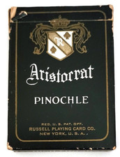 Older Aristocrat Pinochle Playing Cards