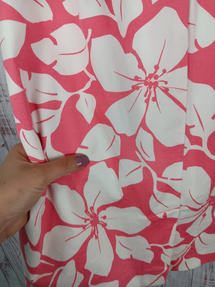 Falda Lápiz Mujer OLD NAVY 12 Floral Rojo/Blanco Tropical Foto 4 de 4