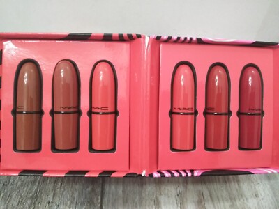 M.A.C THE ULTIMATE TRICK MINI LIPSTICK X6 VAULT HYPNOTIZING HOLIDAY VTG.