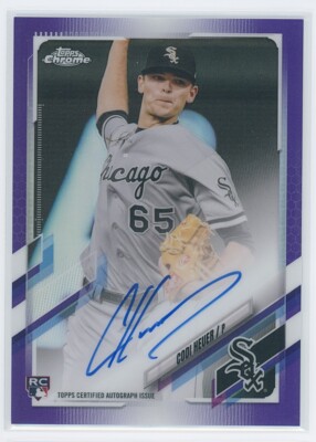 2021 Topps Chrome Codi Heuer Purple Parallel Rookie Autograph #RA-CH #/250